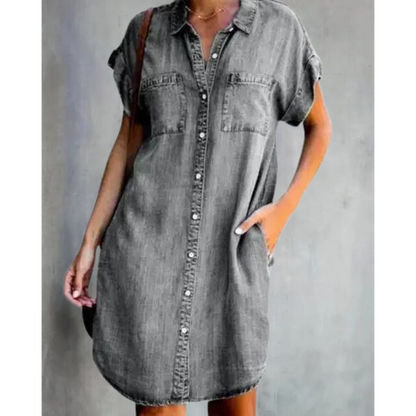 Denim Dress - Italian Design