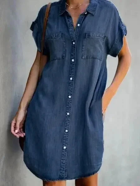 Denim Dress - Italian Design